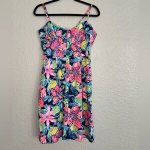 Lily Pulitzer Floral Spaghetti Strap Dress 6